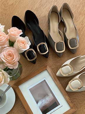 square coin shoes