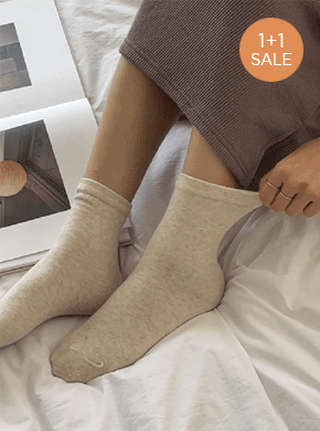 1+1 no compression socks