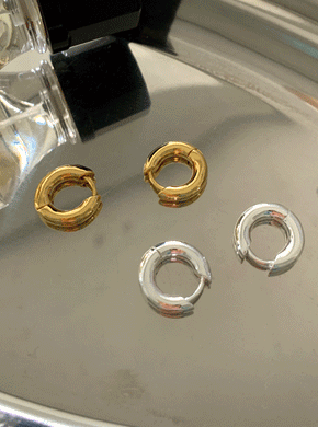 Two-to-ring one-touch earring