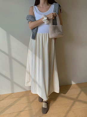 Maternity*Wang Golden layered One Piece