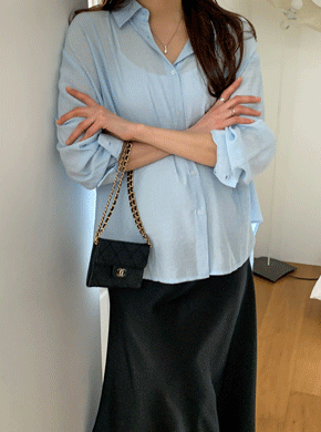 Maternity*Royce Silk Shirt