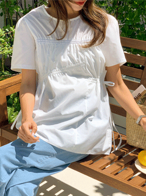 Maternity*mix string blouse