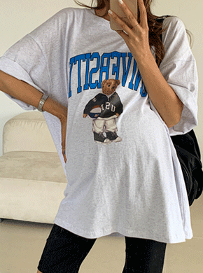 Maternity*Ball-in Bear Long tee