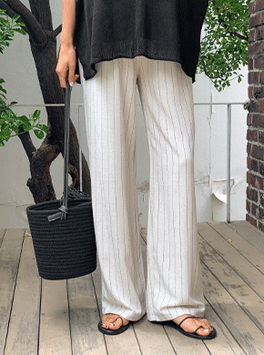 Maternity*Skip Linen Pants