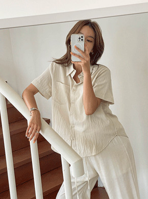 Maternity*Loroti Short-sleeve Shirt