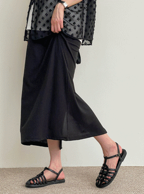 Maternity*Soft Golji High Banding Skirt
