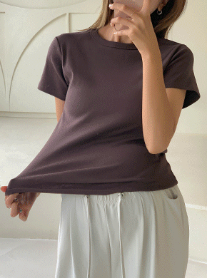 Maternity* Lake Semi Crop Tee