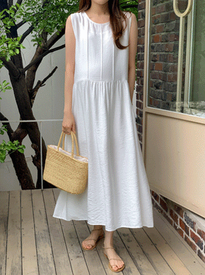 Maternity*Ruapin tuck loose fit One Piece