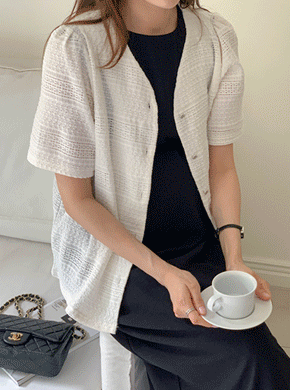 Maternity*Rose Button Race Cardigan