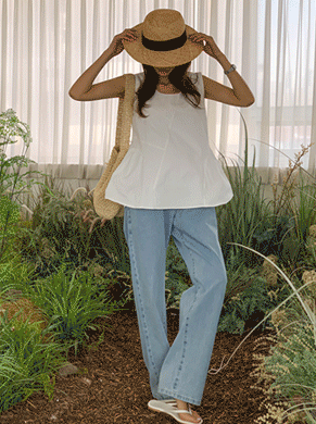Maternity*Crossing Wide Denim