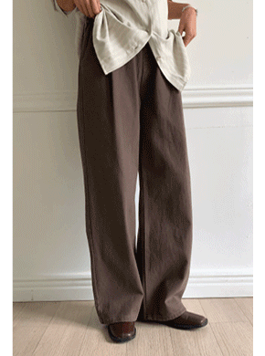 Chrome all-banding wide pants (3-piece length)