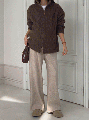 Maternity*Comfortable Mink High-Banding Pants