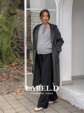<FONT COLOR=RED>[20% discount for production opening]</font><BR> [LabelsD]Mink Moving Tension Wide Pants*Maternity