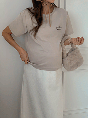 Maternity*Yes Outerwear Thick Short T-shirts