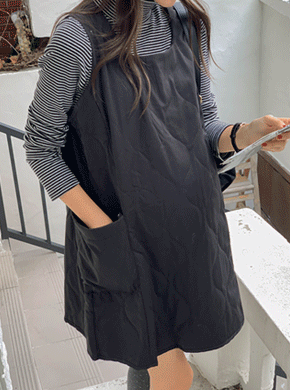 Maternity*Athena quilting One Piece