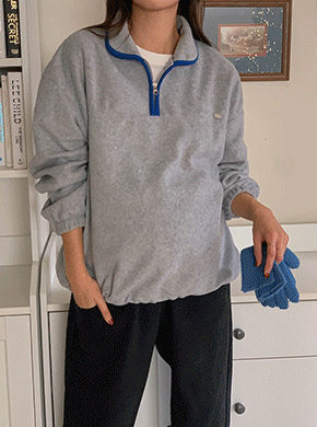 Maternity*Rocky color string fleece