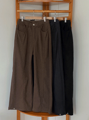 Kimosnap diagonal wide pants