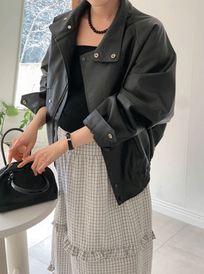 Maternity*Modem Leather Jumper