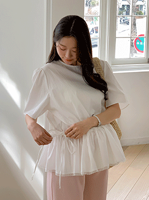 Maternity*Morris string Blouse