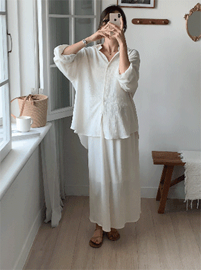Maternity*Selina Banding Rong skirt