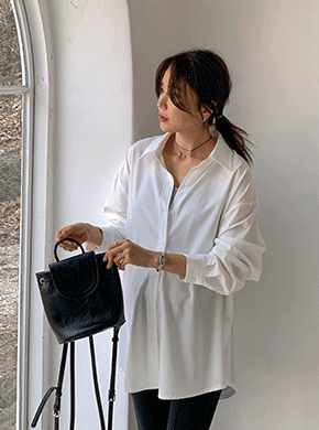 Maternity*Showrench Side Button Shirt