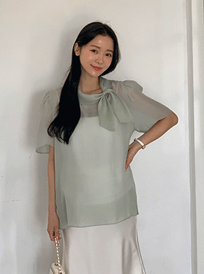 Maternity*Wafer Shining Blouse