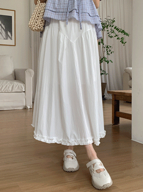 Maternity*Daisy incision Rong skirt